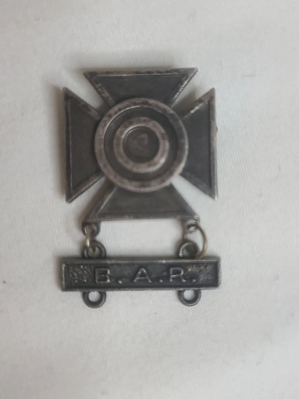 Vintage Sterling Silver U.S. Military Army Sharpshooter Qualification B.A.R. Pin